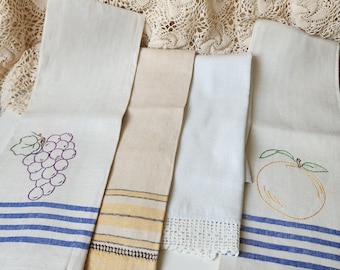 Vintage Linen kitchen towel sold separately.