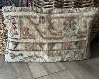 Huntington vintage Turkish rug pillow