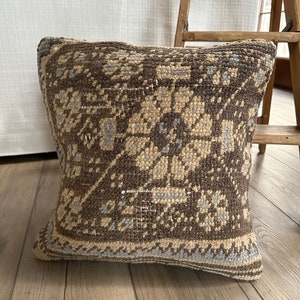 Payson vintage Turkish rug pillow