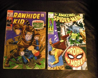 Marvel Comics 60s Amazing Spiderman Rawhide Kid