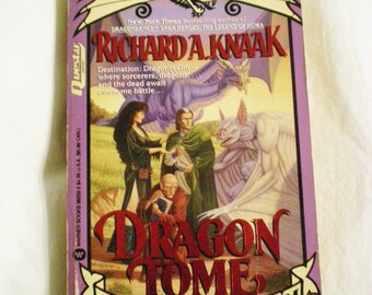 Dragon Tome Signed by Author Vintage Paperback