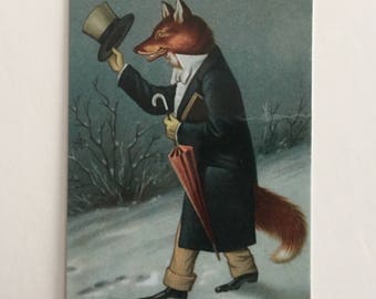 Fox holding Book Bookmark, Tea and Book Quote Bookmark, Book Tag, Teacher Gift, Reader Gift, book lover Gift, Violin Gift, Tea Lover Gift