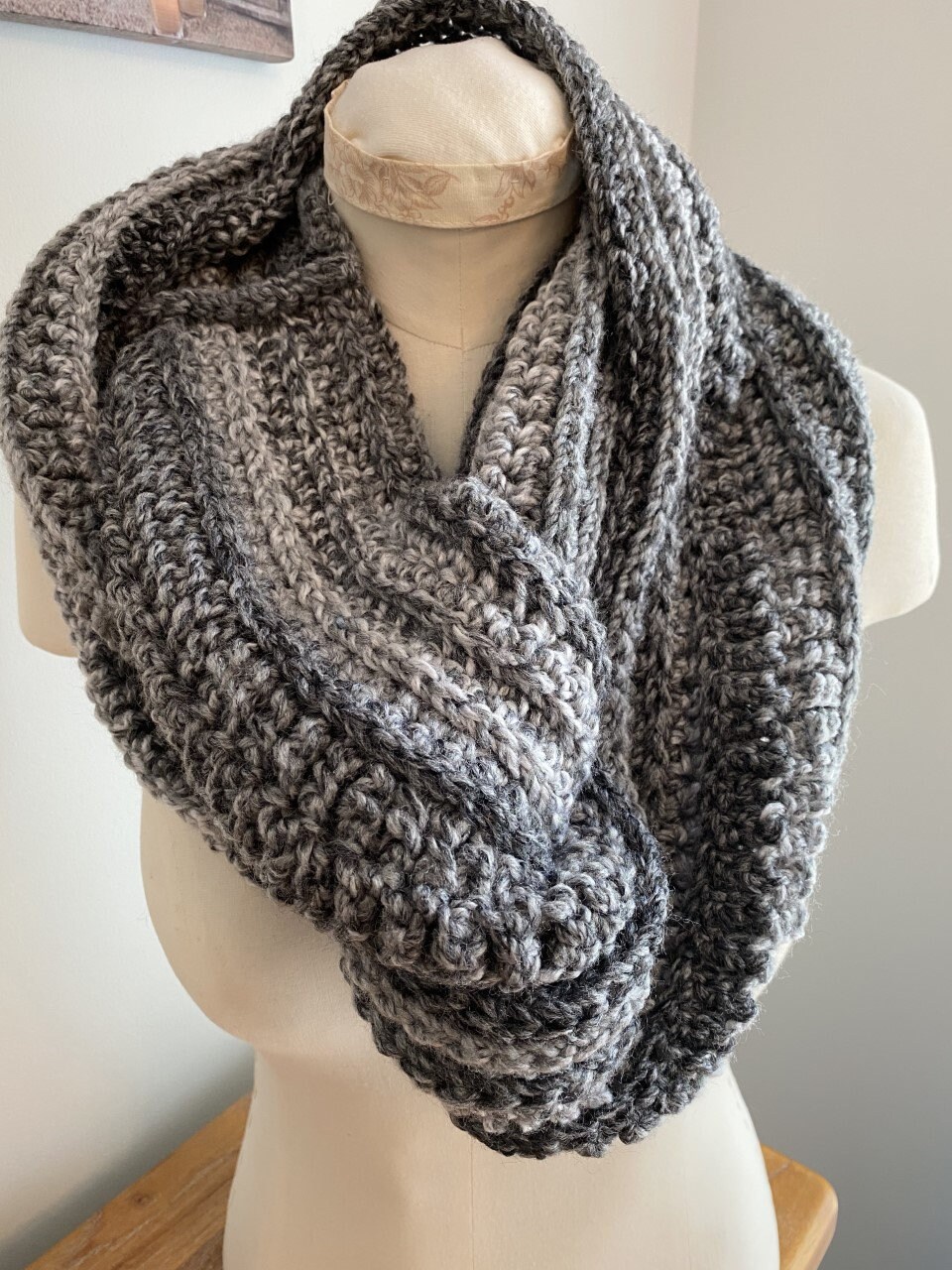 Kit Crochet New Beginning Infinity Scarf Cowl Kit | Easy Pattern ...