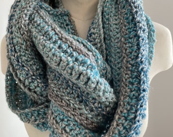 Crochet Infinity Scarf Cowl Kit: Easy Beginner Pattern - Etsy UK