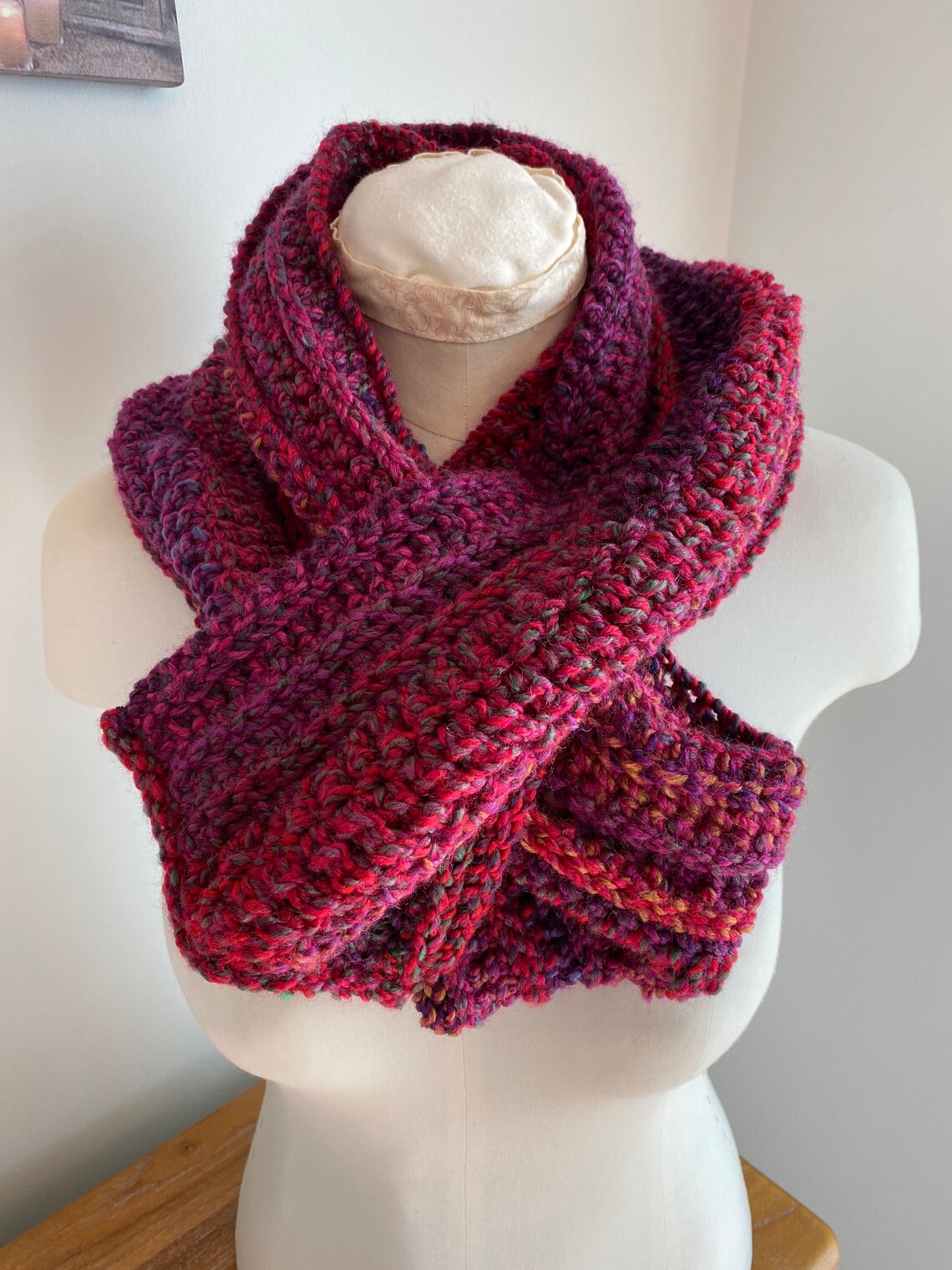Kit Crochet New Beginning Infinity Scarf Cowl Kit | Easy Pattern ...