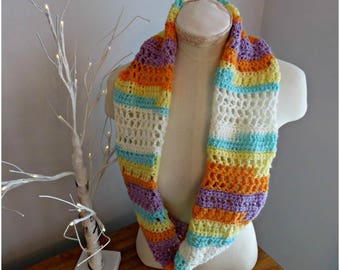 Crochet Pattern|Cowl Crochet Pattern|Stitch Practise|Banana Split Ice Cream Cowl Pattern