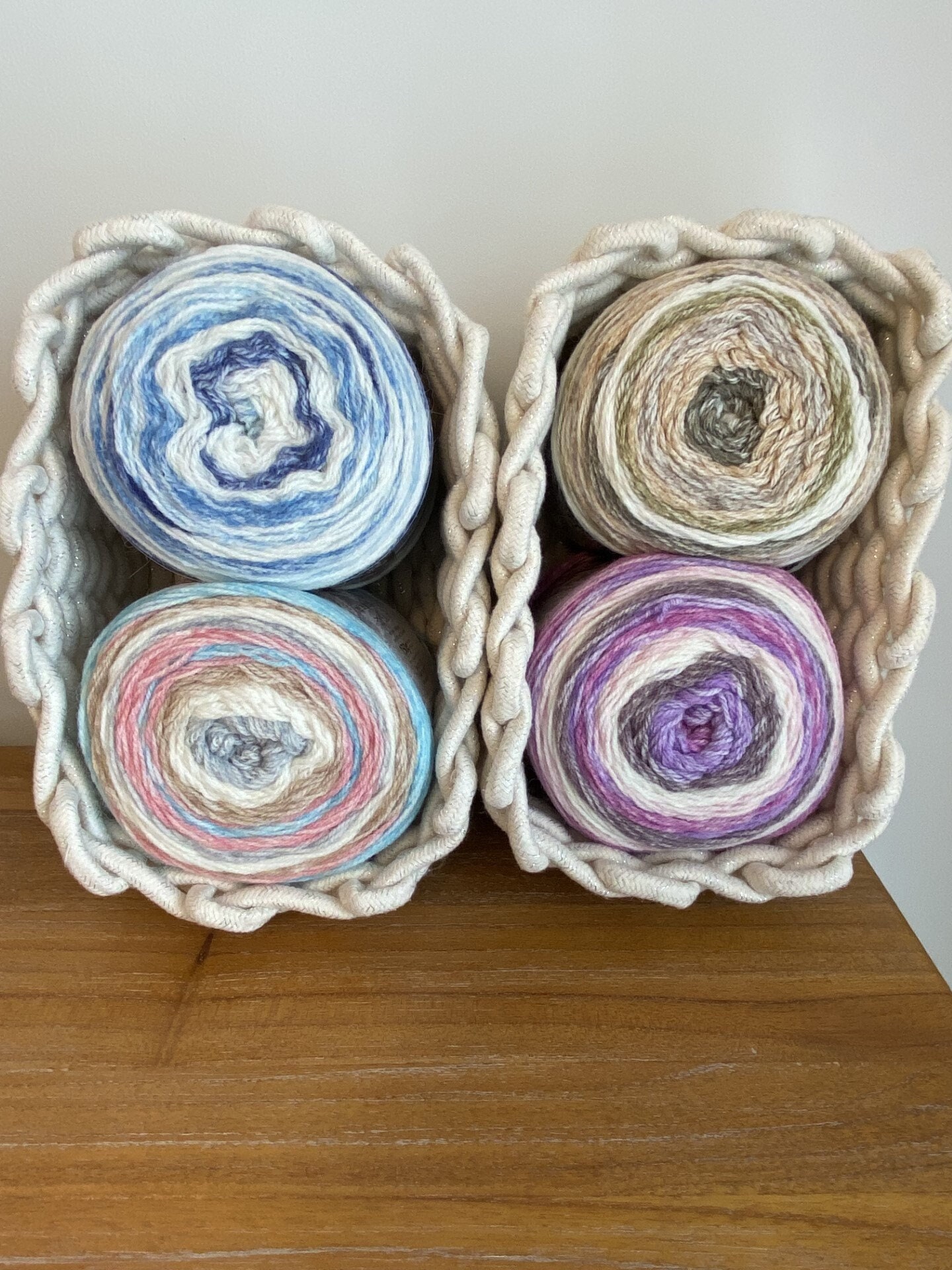 Caron Cotton Cakes Aran 100g Knitting Crochet Yarn Cotton, Acrylic