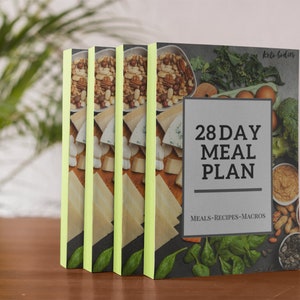 28 Day Keto Meal Plan + Recipe Book Bundle + Eating Out Guide