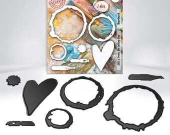 Spellbinders - Fustella Diamante Petalo Cucito Per Scrapbooking E Card Making