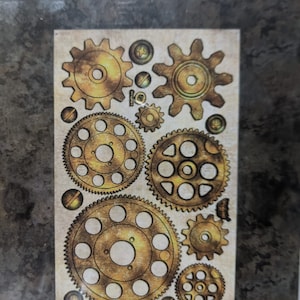 Free Shipping! Finnabair Machine Parts Decor Moulds 5&quot;X8&quot; 968663 - Prima Marketing
