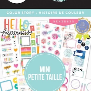 Color Your World - Mini Value Pack Stickers - MAMBI Happy Planner Stickers