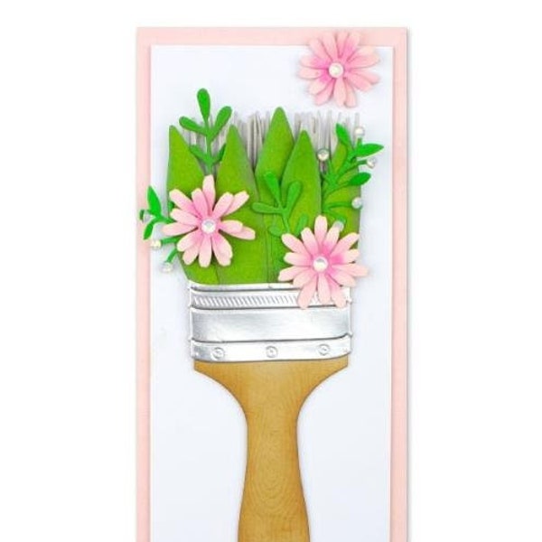 Spellbinders Etched Dies By Vicky Papaioannou - Paint Your World Painted Blooms S5-497