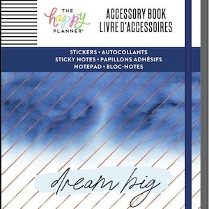 Indigo Tie Dye Accessory Book - MAMBI Happy Planner