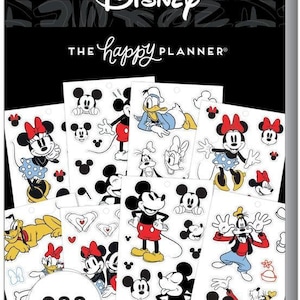 Disney © Value Pack Stickers - Large Mickey Mouse and Minnie Mouse 288 pcs - Happy Planner