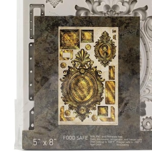 Free Shipping! Prima Marketing Finnabair Grungy Frames Decor Mould 968588