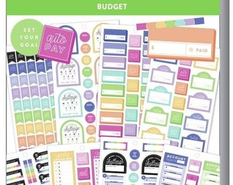 Budget Goals Sticker Vorteilspaket - MAMBI Happy Planner Sticker