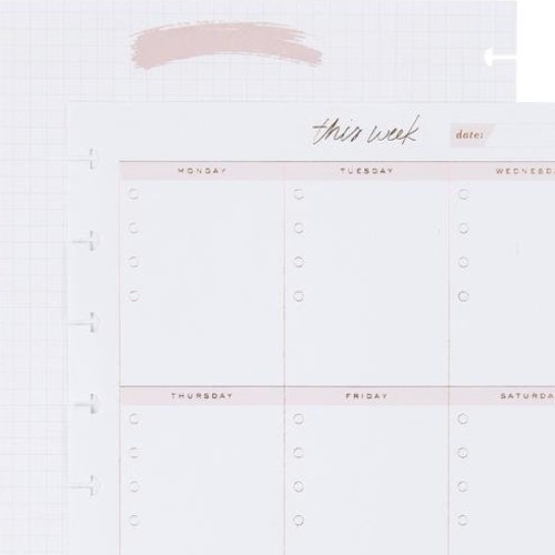 Recipe Classic Filler Paper Classic medium Happy Planner Etsy