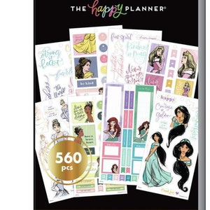 Disney © Princess Value Pack Stickers - Strong At Heart - Happy Planner