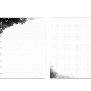 Celestial Elegance Dotted Lined Classic Medium Happy Planner 40 Sheet Fill Paper