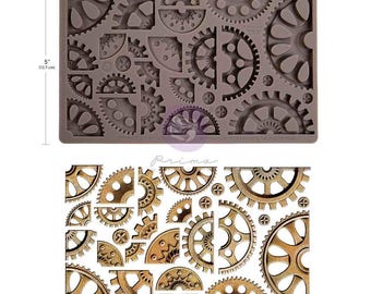 ¡Envío gratis! Moldes decorativos Finnabair para mitades y cuartos de 12,7 x 20,3 cm 951399 - Prima Marketing