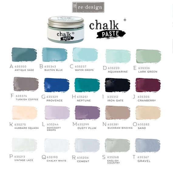 Redesign Chalk Paste Prima Marketing 100ml Each 