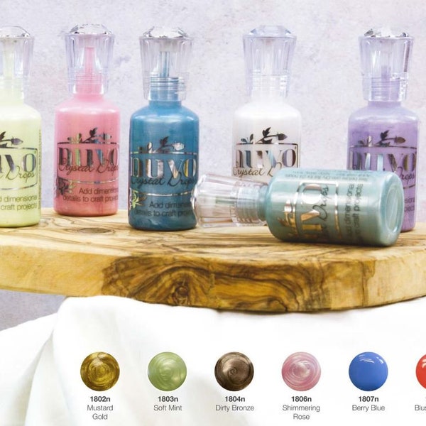 Nuvo Crystal Drops o Glitter Drops de Tonic Studios - Varios colores