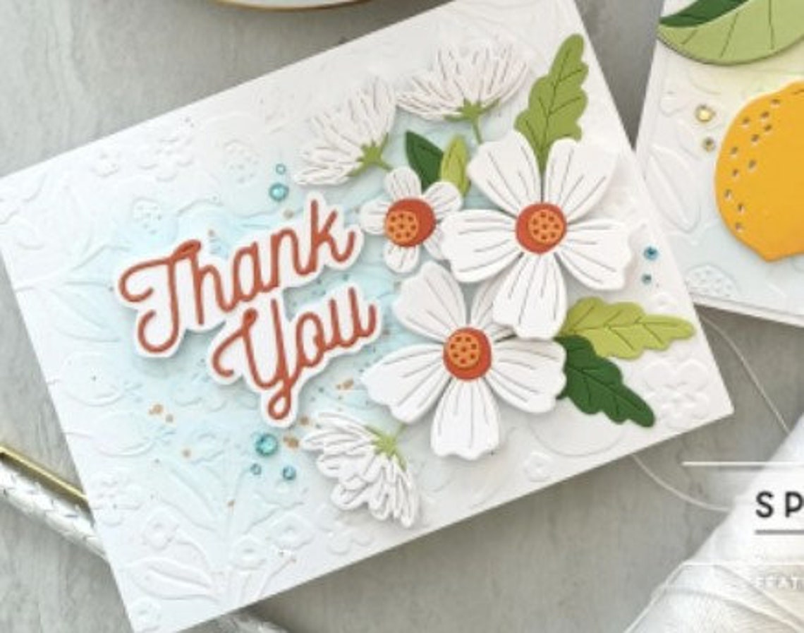 Spellbinders Etched Dies - Be Bold Blooms S5-502 - Etsy