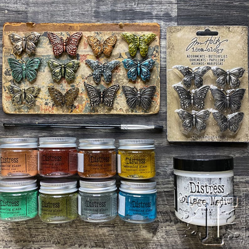 New Colors Added Tim Holtz Distress Embossing Glaze Etsy