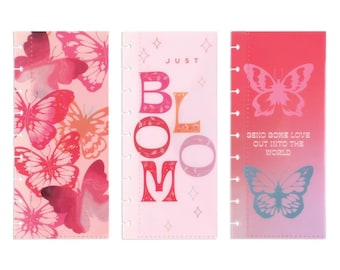 Schmetterling Snap In Umschläge - 3er Pack - Happy Planner