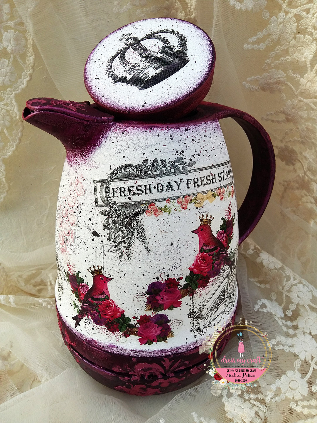 Dress My Craft Transfer Me Transfer Paper Vintage Text 1 Etsy