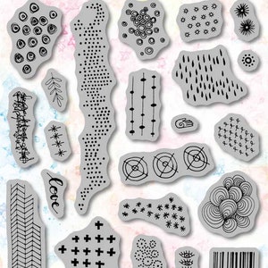 Art By Marlene Cling Stamps - Exclusive Textures