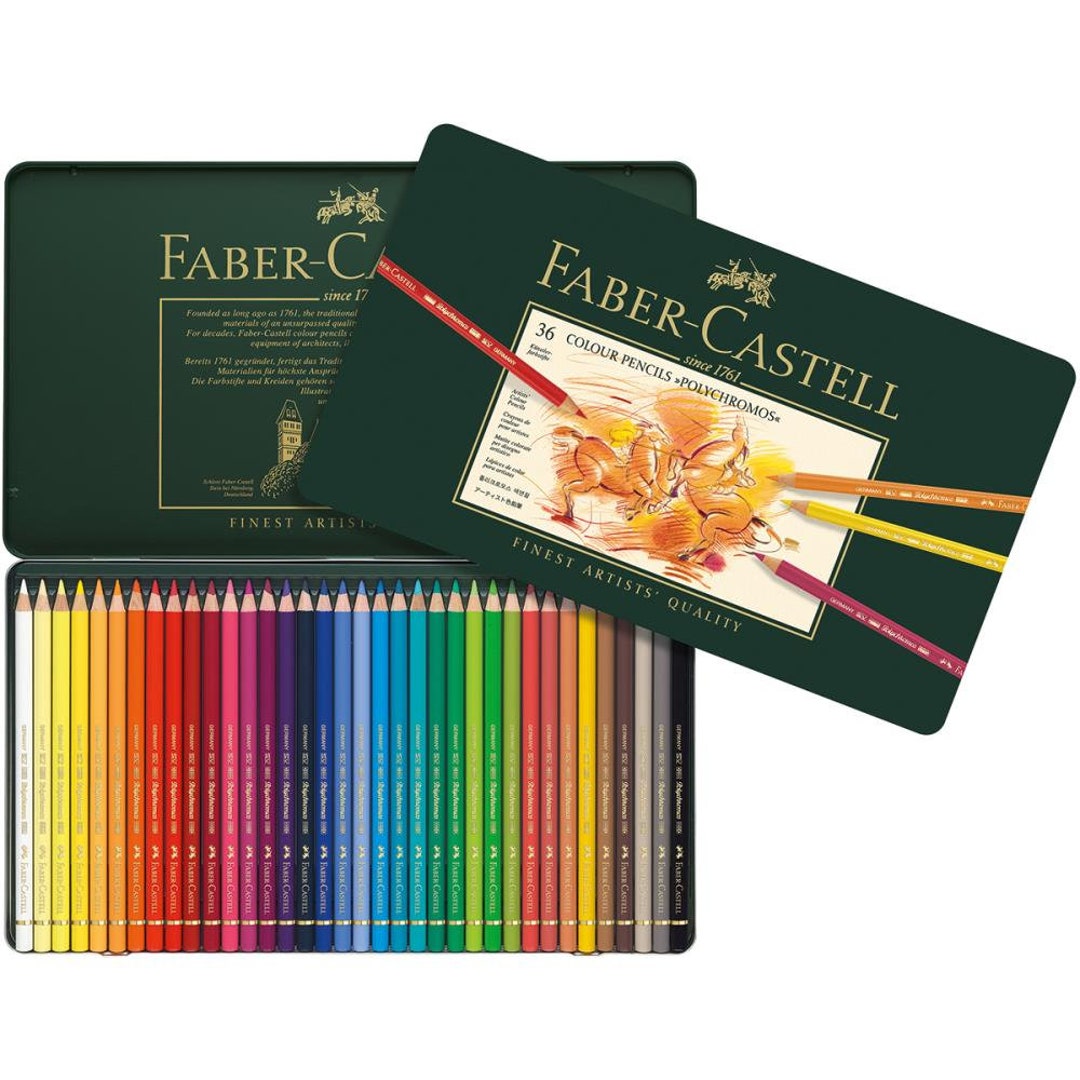 Polychromos　24　Faber　Pencil　Etsy　36　Set　Castell　60　日本　Color　or