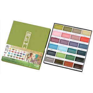 Kuretake Gansai Tambi Art Nouveau Water Colours -24 Color Set