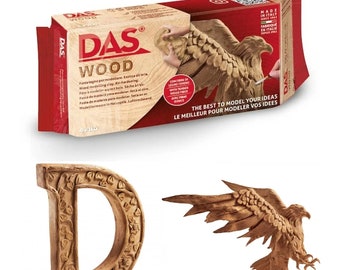 DAS Air Dry Clay 0.77lb or 1.5lb - Wood