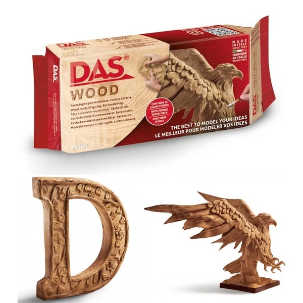 DAS Air Dry Clay 0.77lb or 1.5lb - Wood