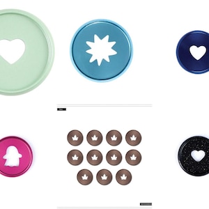 Discos de expansión metálicos medianos - Happy Planner - MAMBI 11 piezas