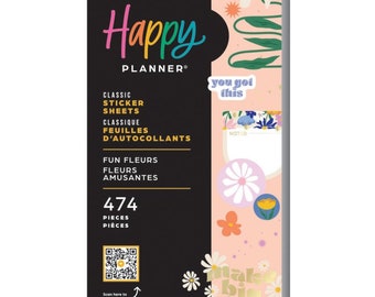 Lustige Fleurs Classic Vorteilspaket Sticker - MAMBI Happy Planner Stickers