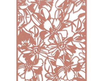Tim Holtz Sizzix Flowery Thinlits Cover Die - 665203