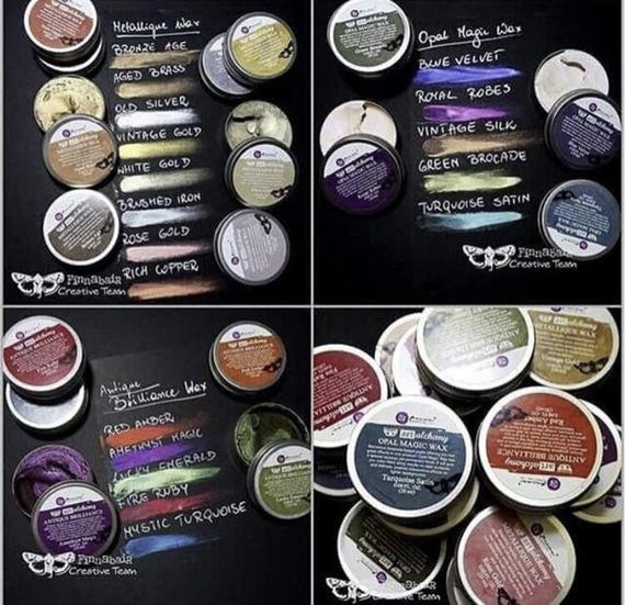 Art Alchemy Opal Magic Wax Cire Cera New Tube Packaging