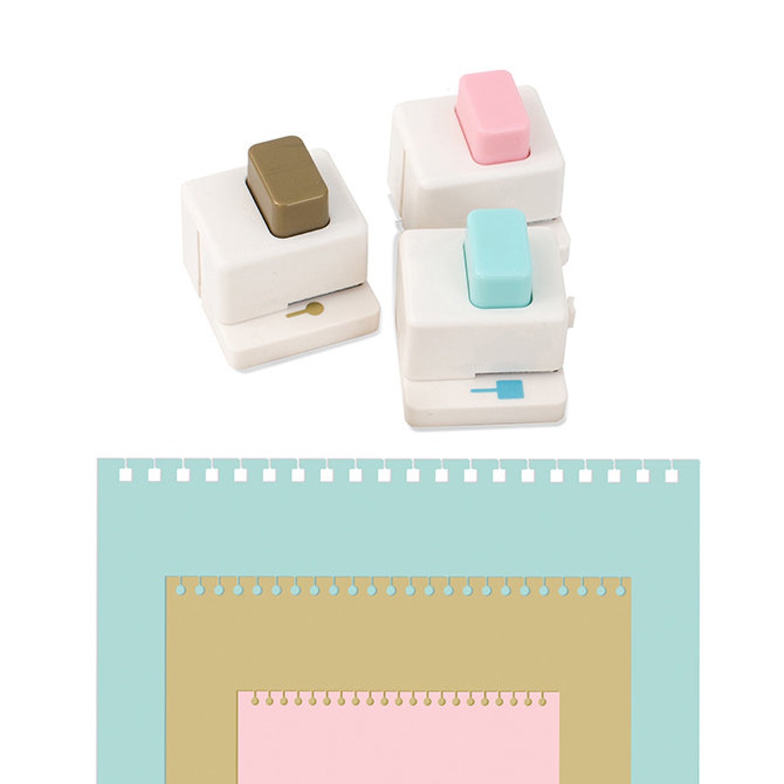 WRMK Planner Punch Board Bundle - for Standard Hole, Disc, and Spiral ...