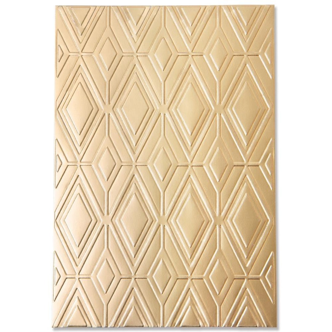 Sizzix 3D Texture Fades Embossing Folder - Rhombus Pattern 665740