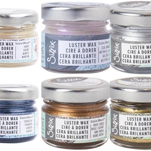 Sizzix Effectz Luster Wax 20ml - 6 colors
