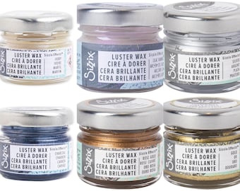 Sizzix Effectz Luster Wax 20ml - 6 colors
