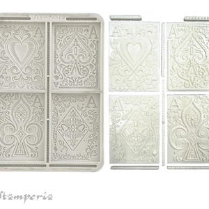 Molde de silicona para tarjetas Master Of Magic de Stamperia, tamaño A5, kacma573