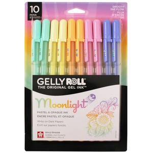 Pastel Gelly Roll Moonlight Gel Pen Set of 10 - Sakura