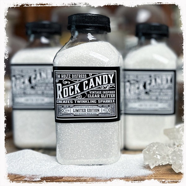 Tim Holtz Clear Rock Candy Distress Glitter 7.75oz or 1.79oz - Ranger