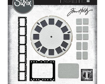 Tim Holtz Sizzix Thinlits Dies - Vault Picture Show 666602