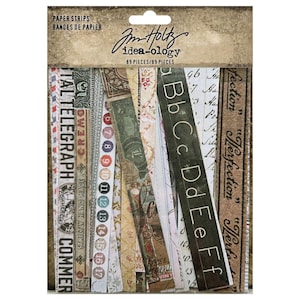 Tim Holtz Idea-ology Paper Strips - 89 pcs - TH94377