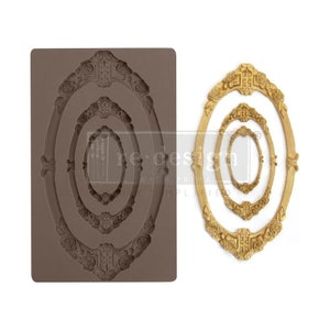 Free Shipping! Prima Marketing Sicily Frame Re-Design Decor Mould 637118