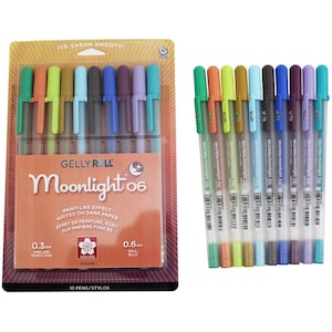 Gelly Roll Moonlight Fine Point Pens 10/Pkg